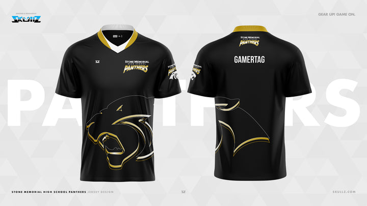 Stone Memorial HS - Cuffless Double V-Neck Jersey
