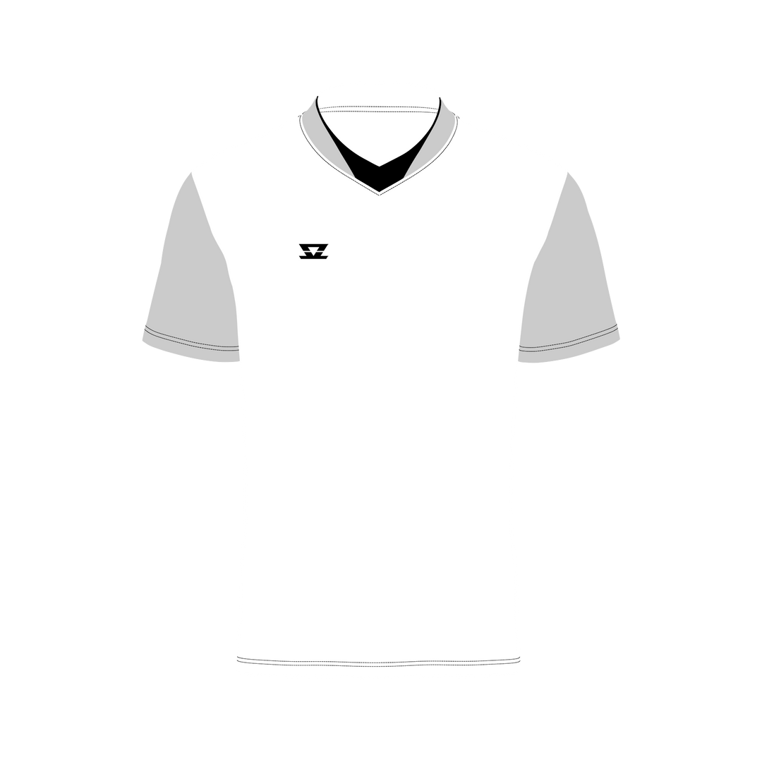 Cuffless Double V-Neck Jersey