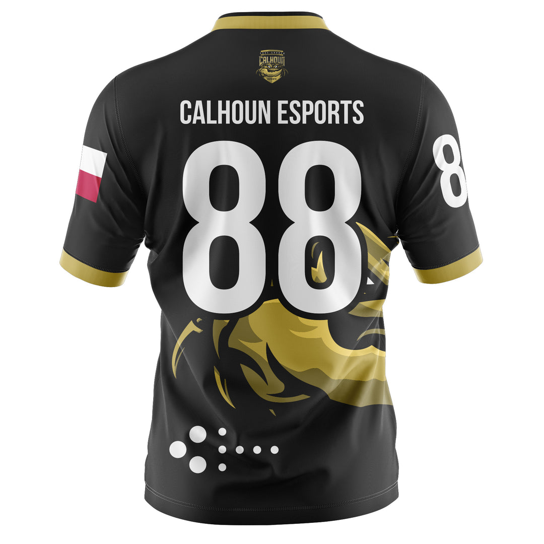 Calhoun ISD - Cuffed Double V-Neck Jersey